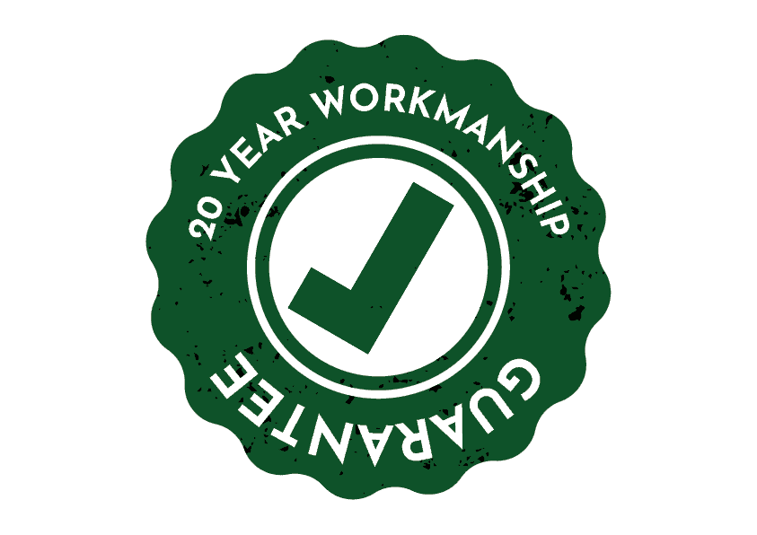20 Year Workmanship Guarantee